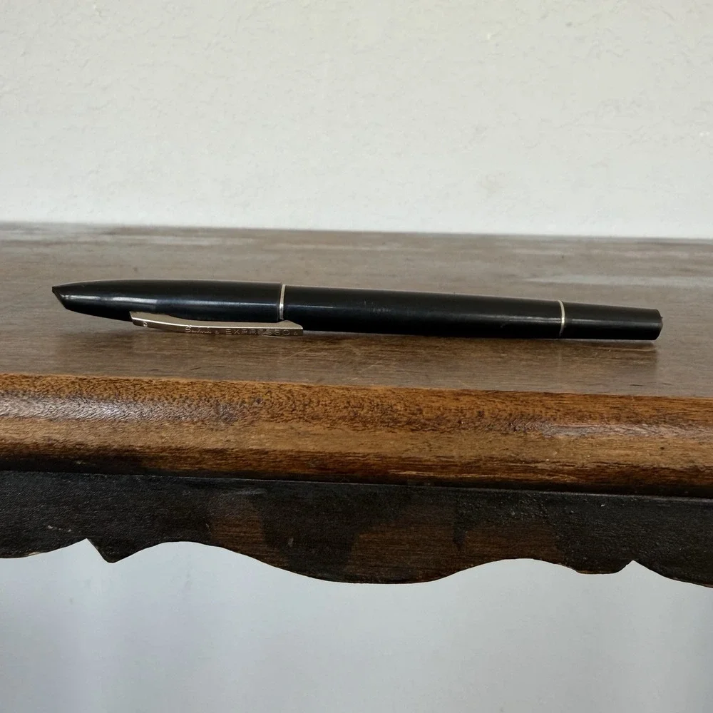 Vintage Sanford Expresso Extra Fine Black Ink‎ Pen Working